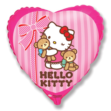 Шар Сердце, Хелло Китти лучшие друзья/ Hello Kitty