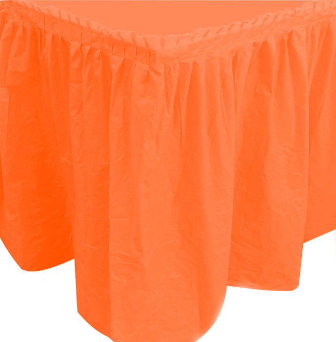 Юбка для стола "Делюкс" Оранжевая
